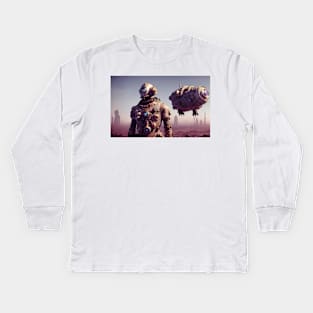 Desert of Aldebaran (Survey Droid surveys the planet's surface) Kids Long Sleeve T-Shirt